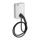 ABB Terra AC W22-G5-RD-MC-0 okos töltő, 22 kW, 3 fázis, 5 m kábel, Type 2 aljzat, RFID, WiFi, Bluetooth, 4G, LCD kijelző, MID hitelesített, Ethernet