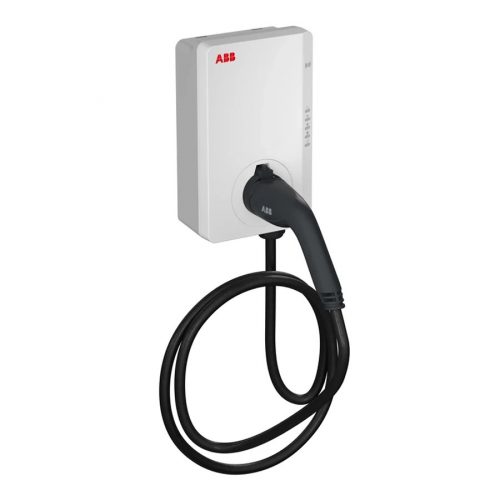 ABB Terra AC W22-G5-R-C-0 okos töltő, 22 kW, 3 fázis, 5 m kábel, Type2 aljzat, RFID, WiFi, Bluetooth, 4G, Ethernet