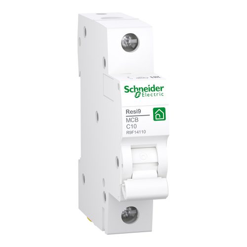 Schneider kismegszakító 1P 10 A C-jelleg 230 V AC 4,5 kA/60898 Resi9 F