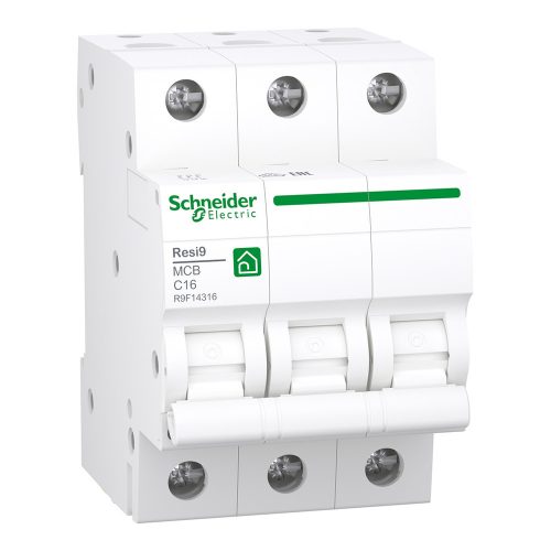 Schneider kismegszakító 3P 16 A C-jelleg 400 V AC Resi9 F